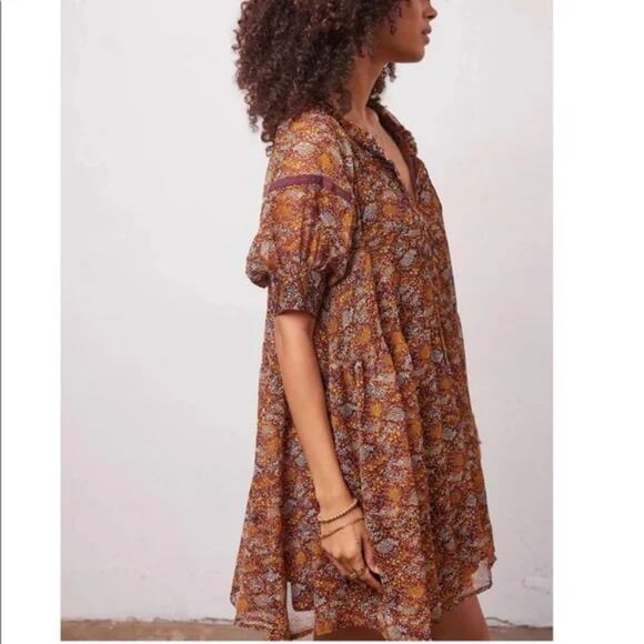 Patrons of Peace Snake Print Oversize Baby Doll Dress Size M - Picture 13 of 16